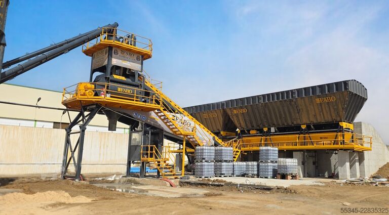 Betonarna / mešalnica betona FABO Concrete Batching Plant 120 m3 Compact Concrete Batching Plant