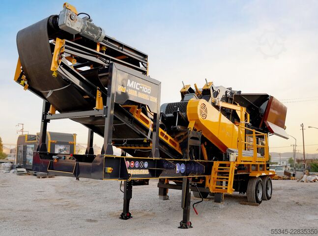 Droblilna enota FABO Mobile Impact Crusher Mobile Impact Crusher MIC-100