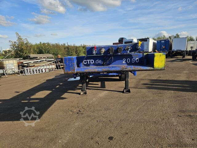 Prevoz zabojnikov MKF METALLBAU CS 20 / STEEL SUSPENSION/ BPW DRUM.