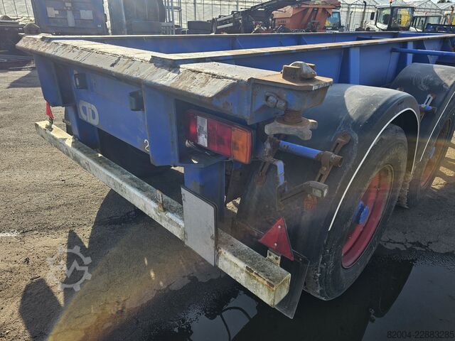 Prevoz zabojnikov MKF METALLBAU CS 20 / STEEL SUSPENSION/ BPW DRUM.