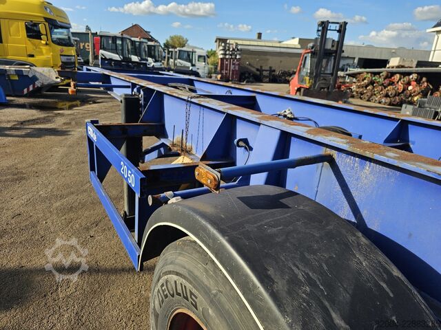 Prevoz zabojnikov MKF METALLBAU CS 20 / STEEL SUSPENSION/ BPW DRUM.