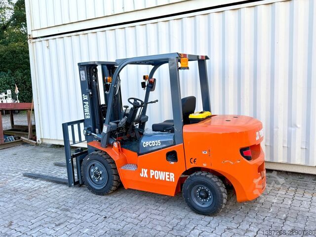 Carretilla elevadora frontal  JX Power CPCD35 / 3.5T Diesel /Sideshift/Freihub