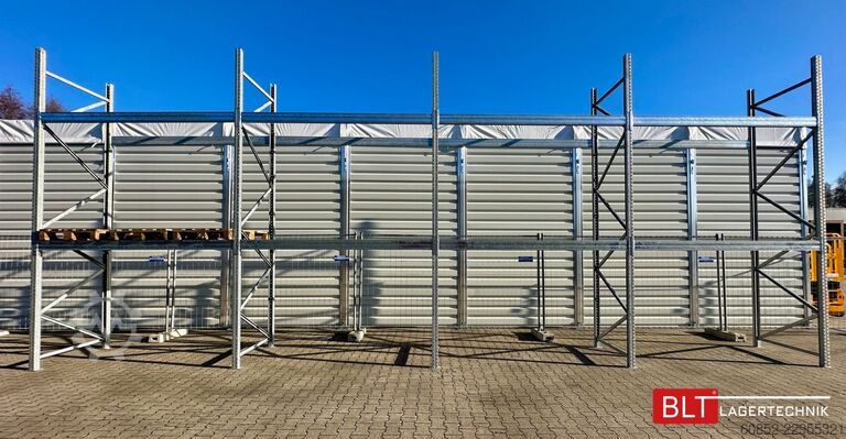 رف الباليت 8,40 lfm Palettenregale für Außenbereich H: 4,5m , 3000 kg Fachlast , FVZ
