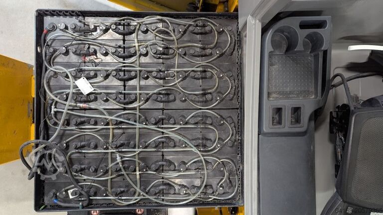 電動4輪フォークリフト Jungheinrich EFG S50s Zinkenverstellgerät, Waage