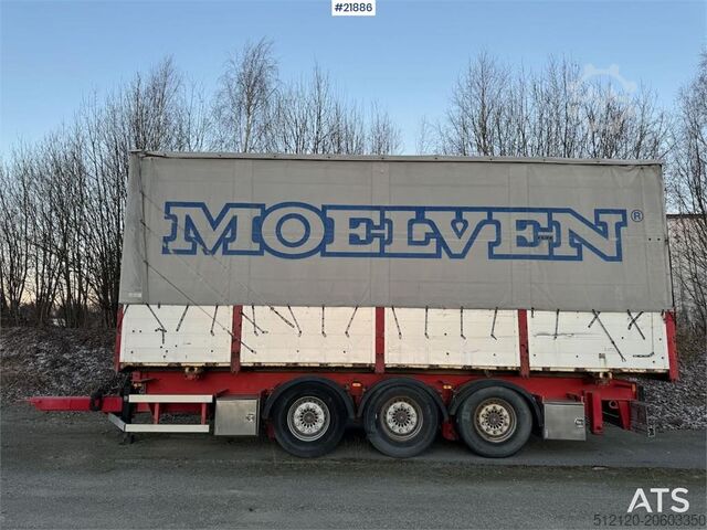 Transportasi kontainer Istrail 3-axle container trailer