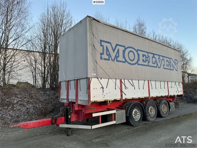 Transportasi kontainer Istrail 3-axle container trailer