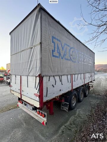 Transportasi kontainer Istrail 3-axle container trailer