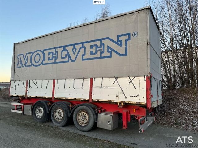 Transportasi kontainer Istrail 3-axle container trailer
