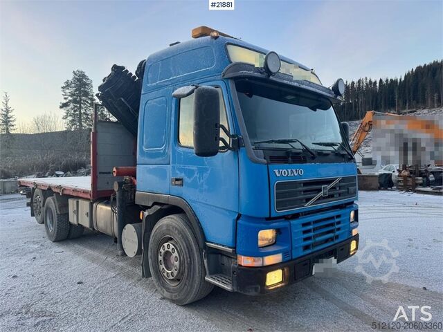 Autokrāna kravas automašīna Volvo FM12 6x2 Crane Truck w/ 23 t/m Palfinger Crane WAT
