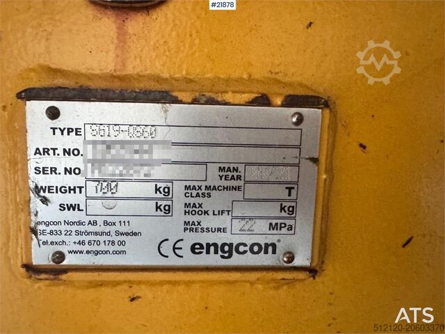 建設機械 Engcon SG19 Pinch