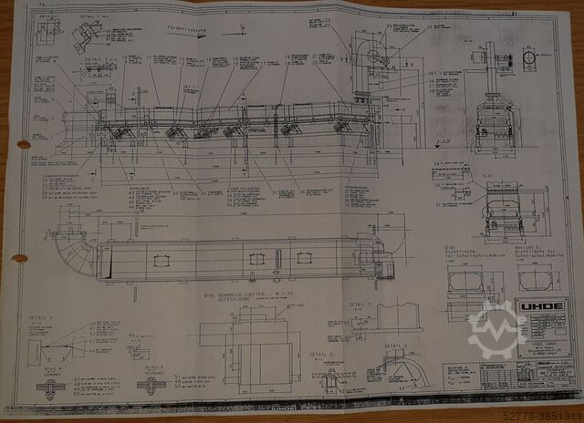 वाइब्रेटिंग कन्वेयर (कूलिंग सेक्शन) UHDE SKM