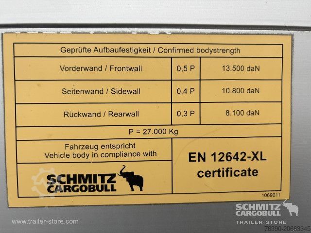 방수포가 설치된 오픈 세미트레일러 Schmitz Cargobull Semitrailer Curtainsider Standard
