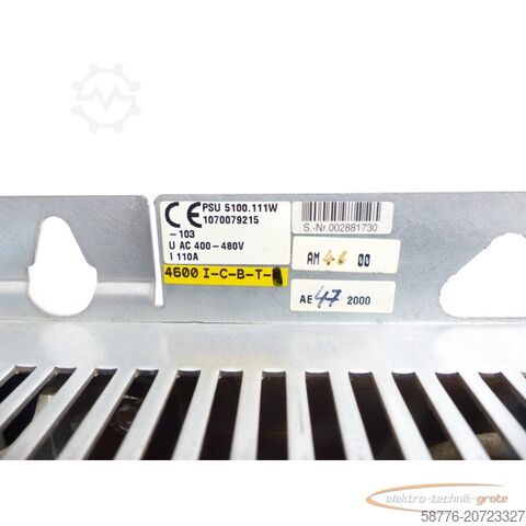 Компонент Bosch Bosch PSU 5100.111W Frequenzumrichter SN: 002881730 - U AC 400 - 480V
