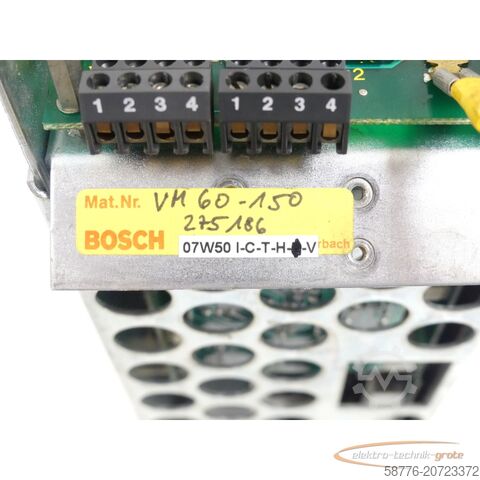 博世组件 Bosch VM 60 / 150 Versorgungsmodul 1070046009-112 SN:275136