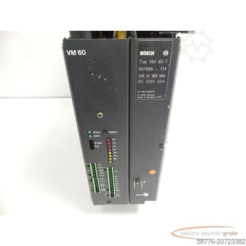博世组件 Bosch VM 60-T /  Netzteil / Versorgungsmodul SN: 489879