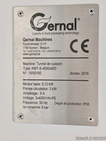 Gernal KMT-S-4000x600 - Kuhalni tunel Gernal KMT-S-4000x600