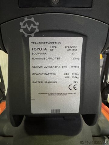 SPE 120 XR * DEMO !! Reach-mast + tippbare gafler !! TOYOTA SPE 120 XR *  DEMO !! REACH - MAST  +  Tilting Forks !!
