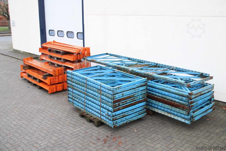 Rayonnage à palettes, 34 échelles, 104 traverses unbekannt Tiefe 1100 mm