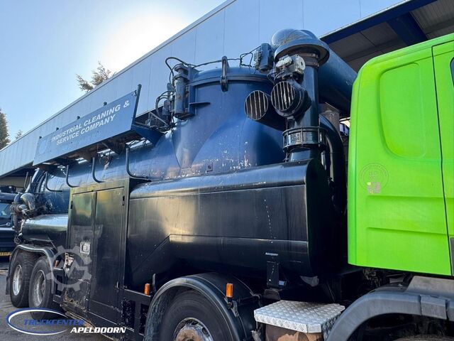 Kolkenzuiger Scania P420 Naaktgeboren VP 8000, 8x4 Bladgeveerd, Han...