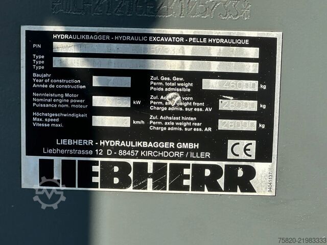 Vél til að meðhöndla efni Liebherr LH 50 + GRAPPLE