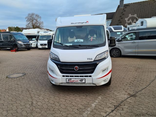 Polointegrovaný obytný vůz SUNLIGHT V 66 TV Sat Solar Navi