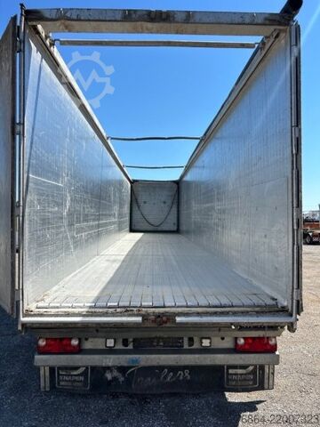 Semiremorcă cu podea mobilă KNAPEN K200 SCHUBBODEN, ROLLPLANE, ALUFELGEN,  10MM ALU-BODEN, SAF-ACHSEN, LIFTACHSE