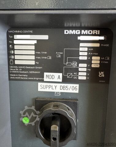 Centre d’usinage universel DMG MORI DMU 50 3. GEN