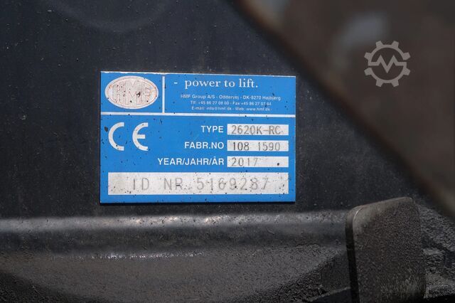 Sistem ročice s kavljem DAF CF 440 8X2*6/ FULL AIR/ HMF CRANE 2620/ JOAB HO...