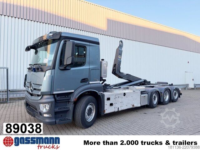 রোল-অফ টিপার ট্রাক Mercedes-Benz Antos 3543 L 8x2/6, Retarder, 2x Lenkachse,