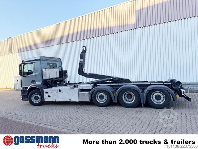 রোল-অফ টিপার ট্রাক Mercedes-Benz Antos 3543 L 8x2/6, Retarder, 2x Lenkachse,