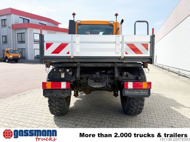 Camión para usos especiales Unimog U 300 4x4, Kipper, VarioPilot, Kommunalhydraulik,