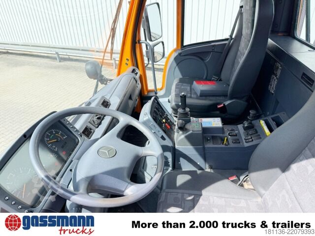 Camión para usos especiales Unimog U 300 4x4, Kipper, VarioPilot, Kommunalhydraulik,