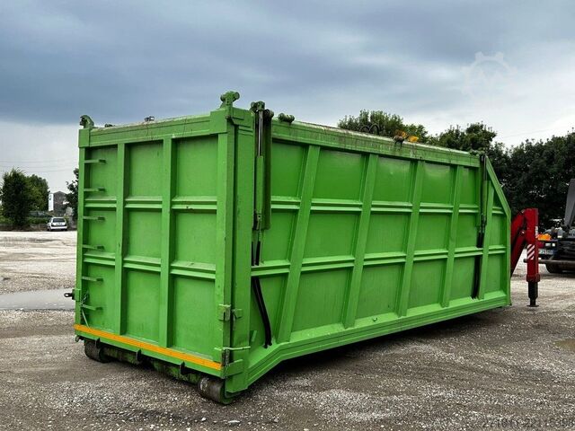 Contenedor de volteo  CONTAINER SCARRABILE USATO CON COPERCHIO E GRU