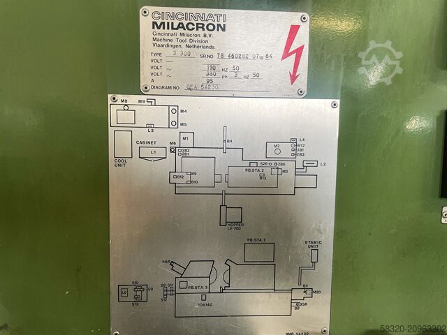 เครื่องเจียรไร้ศูนย์กลาง Cincinnati Milacron 3.300