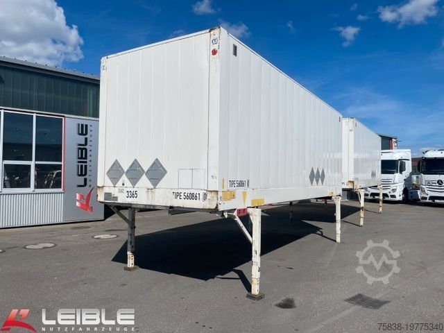 Vahetuskerega haagis KRONE WK 7.3 Stahl Koffer Brücke *Lochwand*Rolltor*