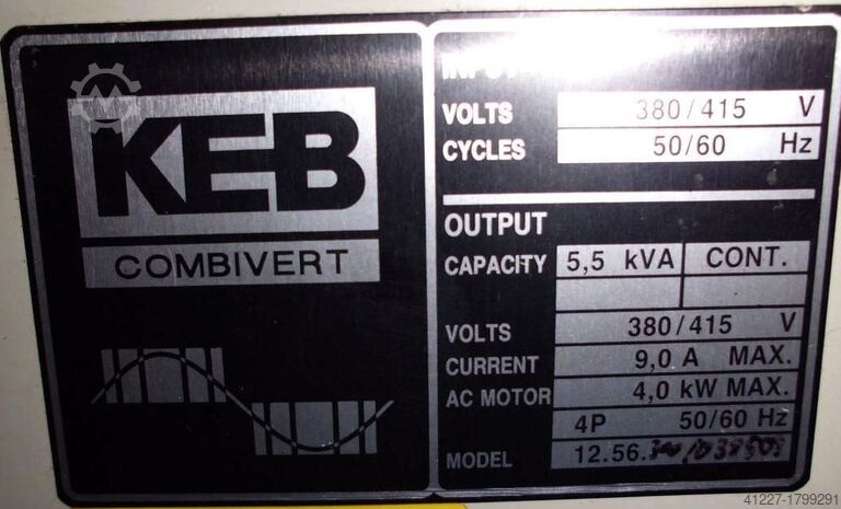 Frequency converter 4 kW KEB 12.56.300/038508