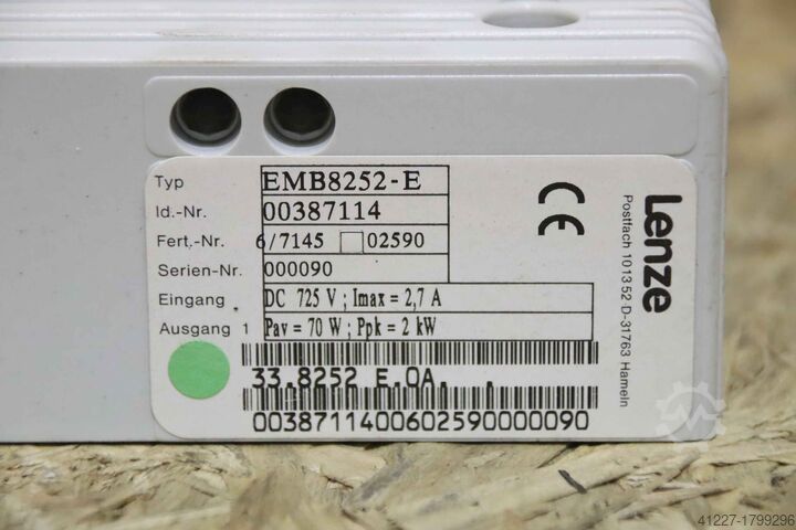 Brake module Lenze EMB8252-E