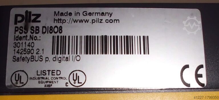 Safety control Pilz PSS SB DI808