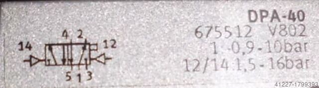 5/2 Pressure Booster Festo DPA-40-10 537273