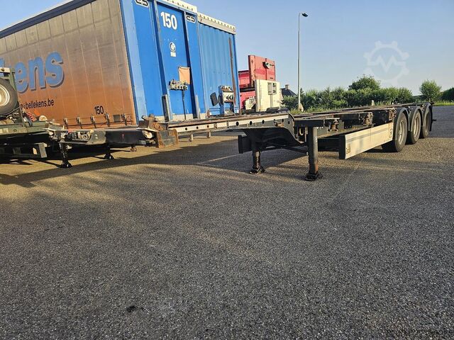 Containervervoer KRONE SD / REAR SLIDER / DUTCH CHASSIS / BPW DRUM.