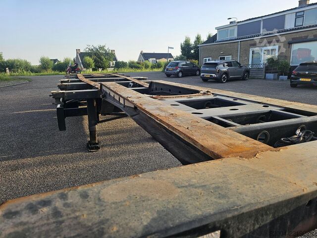 Containervervoer KRONE SD / REAR SLIDER / DUTCH CHASSIS / BPW DRUM.