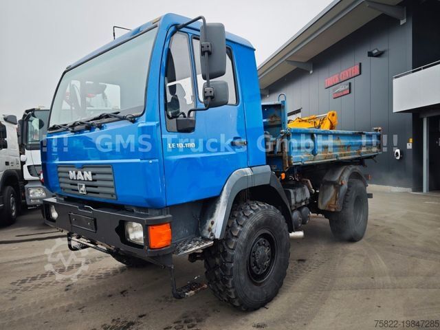 Driezijdige kipper MAN LE 10.180 / 4X4 ALLRAD / German / Euro 3
