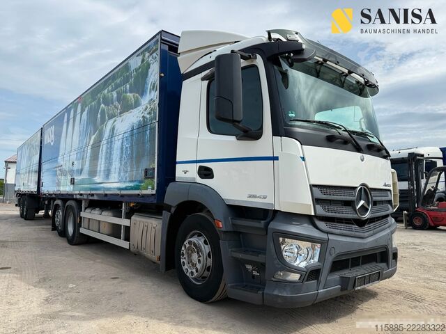 Drikkevarelastbil Mercedes-Benz Antos 2543/2x LBW/Schwenkwand/TÜV 11.26