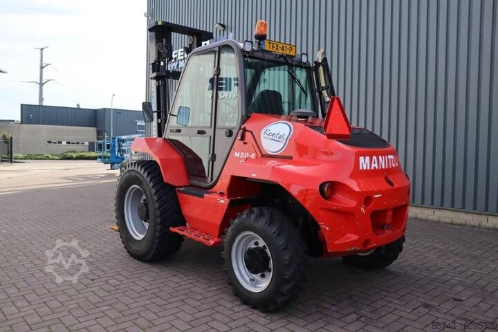 Rough terrain forklift Manitou M30-4 Valid inspection, *Guarantee, Diesel, 4x4 Dr