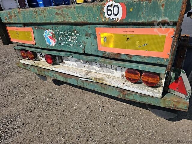 Transportasi kontainer FLANDRIA 2 AXLE 20 FT CHASSIS STEEL SUSPENSION ROR DRUM