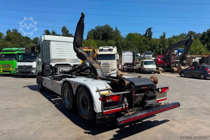Abrollkipper IVECO AS280X48 6x2 Hiab 21T