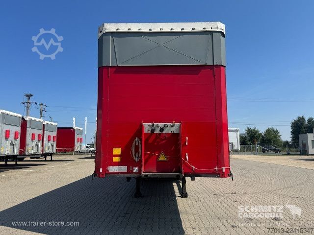 Semi-reboque aberto com lona Schmitz Cargobull Curtainsider Mega