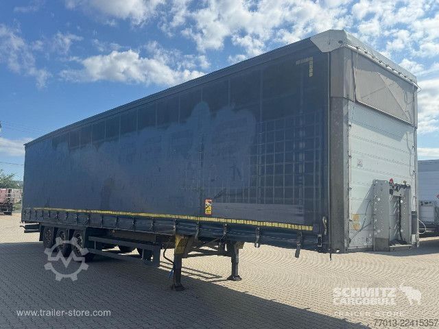Semi-reboque aberto com lona Schmitz Cargobull Curtainsider Mega