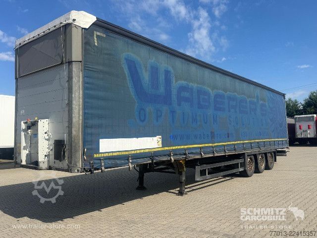 Semi-reboque aberto com lona Schmitz Cargobull Curtainsider Mega