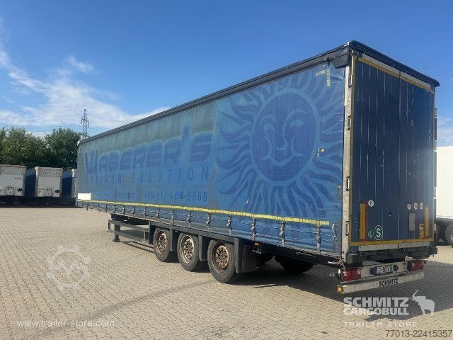 Semi-reboque aberto com lona Schmitz Cargobull Curtainsider Mega